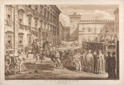 De Overwinnaar Geleid in Triomf door Paul Sandby