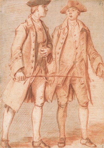 Twee Mannen, Eén met een Zweep door Paul Sandby