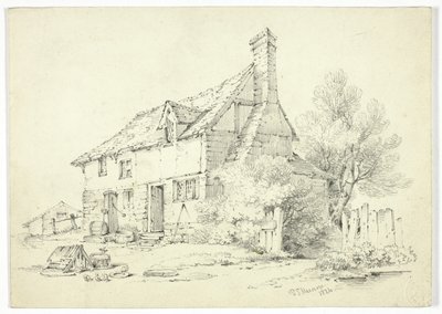 Plattelands Cottage door Paul Sandby Munn