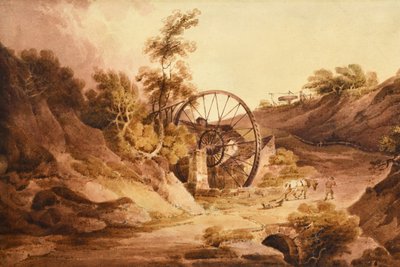 Groot Wiel, Broseley Shropshire, c1803 door Paul Sandby Munn