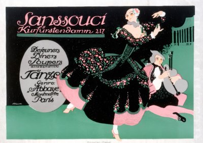 Sanssouci / Kurfürstendamm 217 / Ontbijt / Diner / Soep door Paul Scheurich