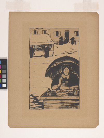 La Marchande Ambulante door Paul Sérusier