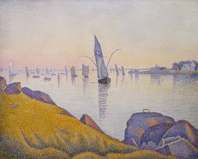Avondrust, Concarneau, Opus 220 (Allegro Maestoso) door Paul Signac