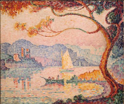 Antibes, Petit Port de Bacon, 1917 door Paul Signac