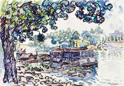 Asnières, ca. 1900-05 door Paul Signac