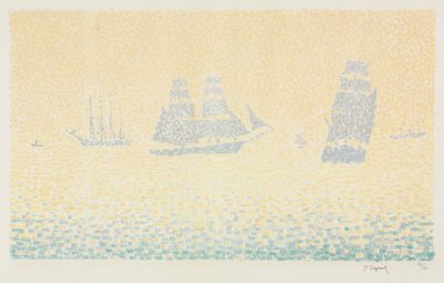 Boten door Paul Signac