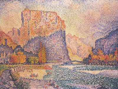 Castellane, 1902 door Paul Signac