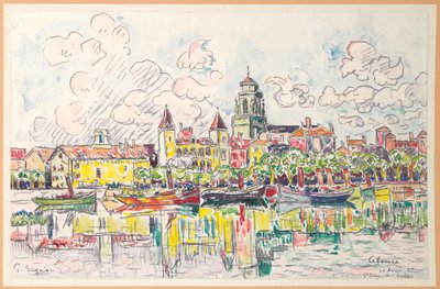 Ciboure, Saint-Jean-de-Luz, 1920 door Paul Signac
