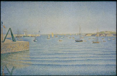 De haven van Portrieux door Paul Signac