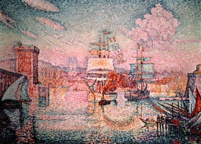 Ingang van de haven van Marseille, 1911 door Paul Signac