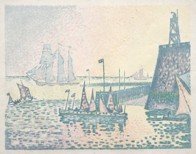 Avond, De Steiger bij Vlissingen door Paul Signac
