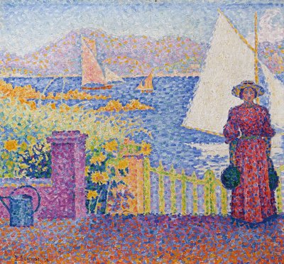 Poort Saint-Tropez door Paul Signac