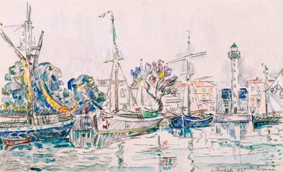 La Rochelle, 1925 door Paul Signac
