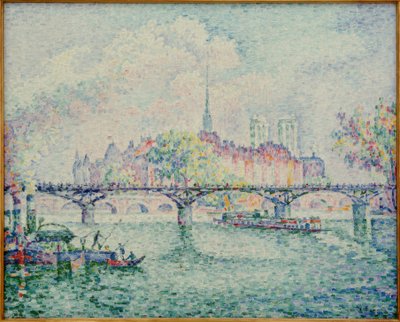 De Pont des Arts door Paul Signac
