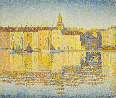 Huizen van de Haven, Saint Tropez door Paul Signac