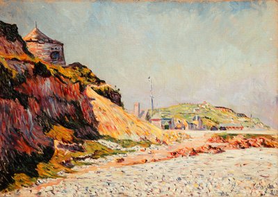 Port-en-Bessin, 14 juli 1883 door Paul Signac