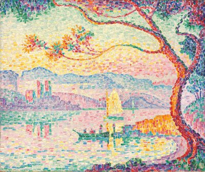 Haven van Antibes, 1917 door Paul Signac