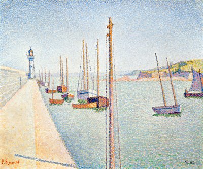 Portrieux, Bretagne, 1888 door Paul Signac