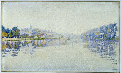 Riverside, de Seine en Herblay door Paul Signac