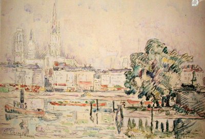 Rouen door Paul Signac