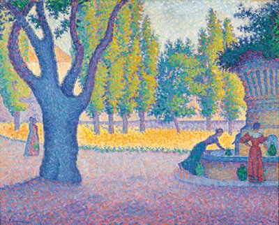 Saint-Tropez, Fontaine des Lices door Paul Signac