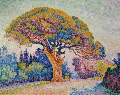 Signac, Pijnboom van Bertaud door Paul Signac
