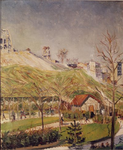 Square Saint-Pierre en de Butte Montmartre door Paul Signac