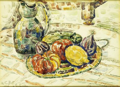 Stilleven met fruit, 1926 door Paul Signac