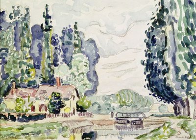 De Blauwe Populieren, 1903 door Paul Signac