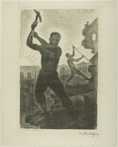 De wrakplunderaars door Paul Signac