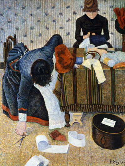 De hoedenmakers door Paul Signac