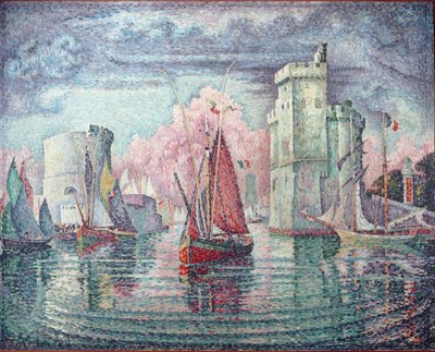 De haven van La Rochelle door Paul Signac