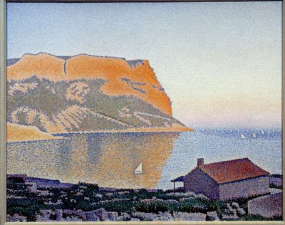 Uitzicht op de baai van Cassis, Cap Canaille (1889) door Paul Signac