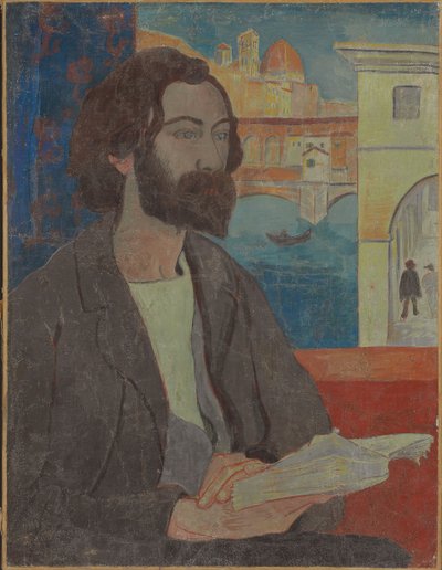 Portret van Emile Bernard in Florence door Paul Sérusier