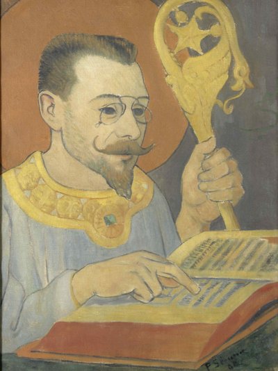 Portret van Paul Ranson in Nabi-kostuum door Paul Sérusier