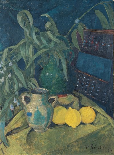 Synchronie in groen door Paul Sérusier