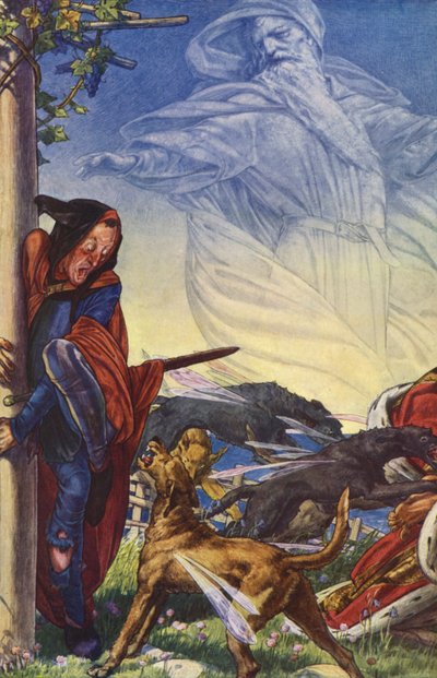 De Storm door William Shakespeare, Act IV, Scene 1 door Paul Vincent Woodroffe