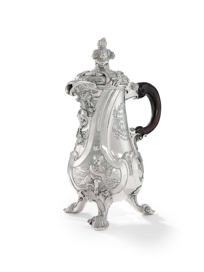 George II koffiepot door Paul de Lamerie