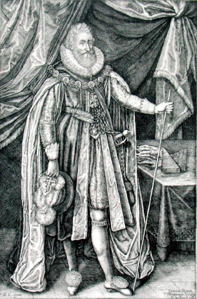 Ludovick Stuart, hertog van Richmond en Lennox (1574-1624), gegraveerd door Joannes Barra (1581-1634) door William Walcutt