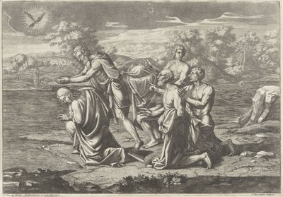 Doop van Christus in de Jordaan door Paul van Somer (II)