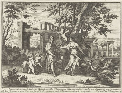 Procris en de vermomde Cephalus door Paul van Somer (II)