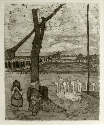 Sprookje van de verloren gans door Paula Modersohn Becker