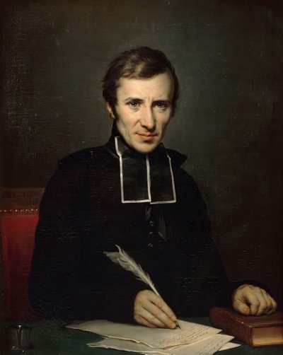 Hugues-Félicité Robert de Lamennais 1782-1854 door Paulin Guérin