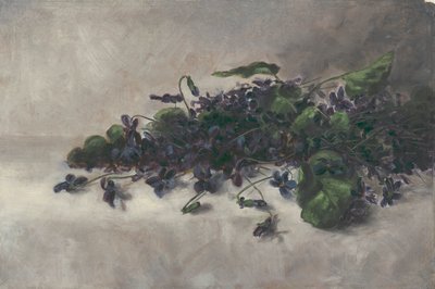 Viooltjes, ca. 1890 door Pauline Powell Burns
