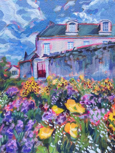 Levendig tuinhuis door Pauline Wegman | Key and Sea Creative