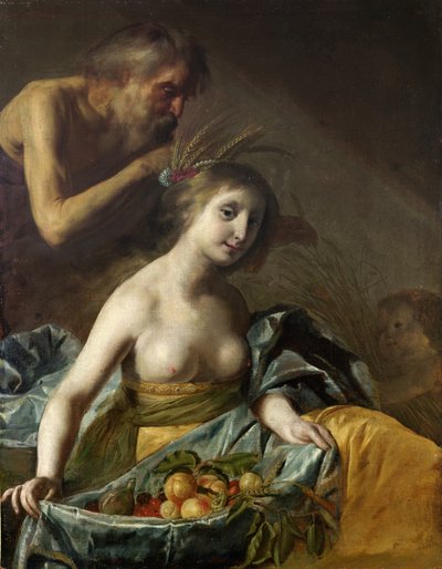 Vertumnus en Pomona, midden 17e eeuw door Paulus Bor