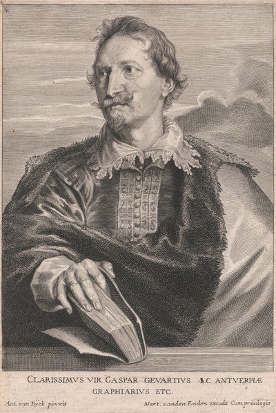 Clarissimus vir Gaspar Gevartius I.C. Antuerpiæ, Graphiarius etc. door Paulus Pontius