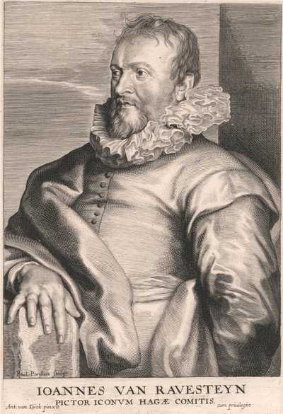 Joannes van Ravesteyn, Pictor Iconum Hagæ Comitis door Paulus Pontius