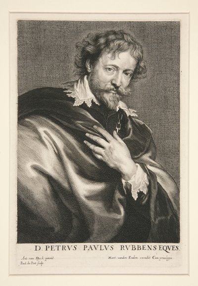 Peter Paul Rubens (1577-1640) door Paulus Pontius
