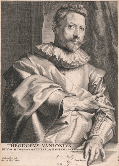 Theodorus van Lonius, schilder van menselijke figuren in Leuven door Paulus Pontius